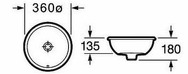 Foro Washbasin ø36cm Foro Washbasin ø36cm