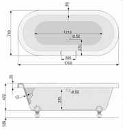 Memory XL 180X80 + ножки орлиные когти