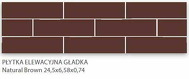 Natural Brown 24,5 x 6,5 x 0,7