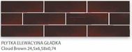 Cloud Brown 24,5 x 6,5 x 0,7