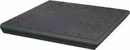 Semir Grafit 33 x 33 x 1,1 stopnica z kapinosem narożna