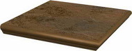 Semir Beige 33 x 33 x 1,1 stopnica z kapinosem narożna