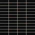 wall mosaic Floris black square 29,8x29,8
