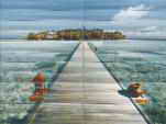 wall decoration Maxima azure 1 89,8x67,3