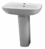 D-CODE washbasin 55 x 43 + pedestal