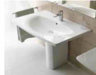 CARO washbasin 70 x 50,5 + pedestal