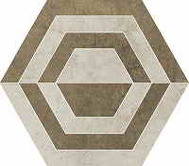 Scratch beige heksagon A 260x298