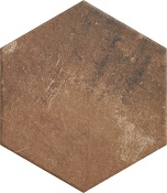 Scandiano Rosso hexagon 26x26
