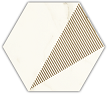 Calacatta Hexagon Mat. C 17,1x19,8