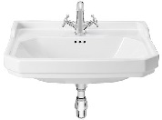 Carmen Washbasin 600x480 1TH WHTE