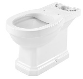 Carmen WC CC PAN WHTE Rimless