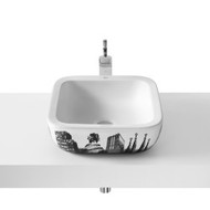 Urban Barcelona Washbasin countertop 40x40cm 