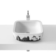 Urban Berlin Washbasin countertop 40x40cm 