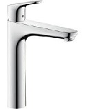 змішувач для умивальника HG Focus basin mixer 190 w/o rod chrome 31518000