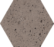 Industrialdust Taupe heksagon mat 198x171