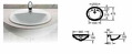Aloa Washbasin 56x47,5cm Aloa Washbasin 56x47,5cm