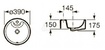 Terra II Washbasin ø 39cm Terra II Washbasin ø 39cm